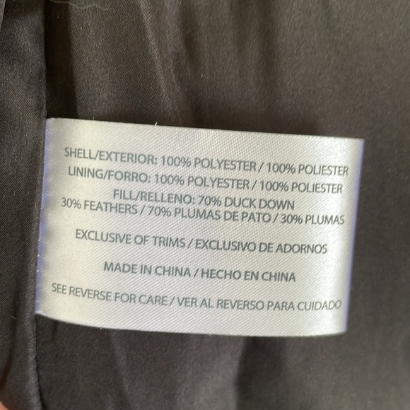 Woolrich Duck Down Black and White Checked Puffer Vest - Picture 9 of 11